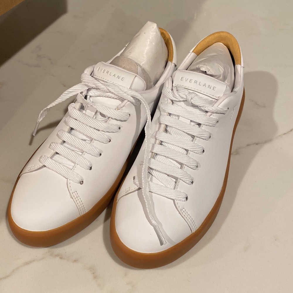 Everlane Releather Tennis Shoe Women’s Size 7 - Picture 3 of 4